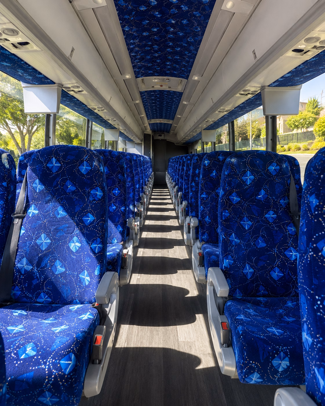ogden charter bus interior